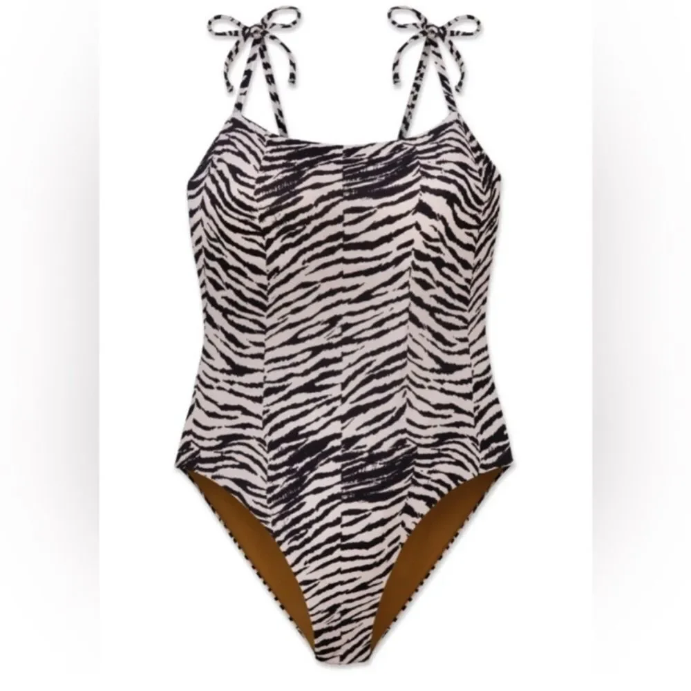 WET Swimwear | Seychelles-Grecia One Piece Swimsuit in Zebra | Swimsuit | NWT